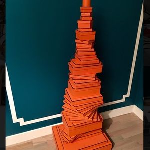 HUGE Lot of 35 Hermes Gift Boxes & Ribbons!